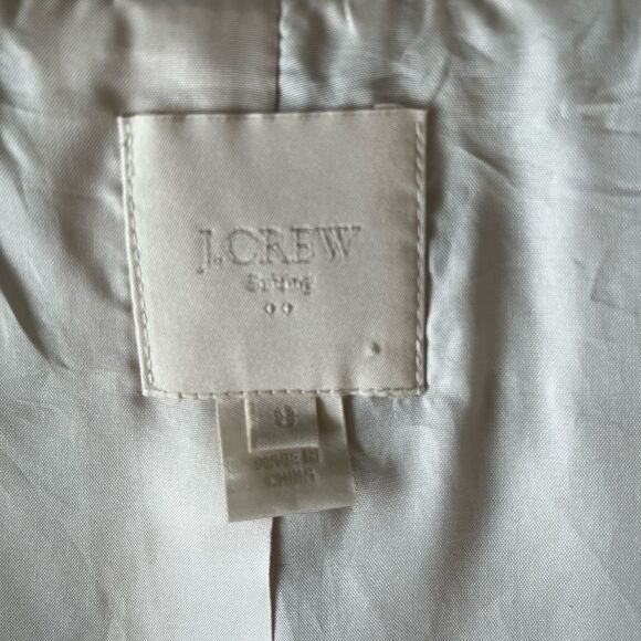 J Crew Suiting gray cotton blend blazer size 8. - Picture 6 of 6
